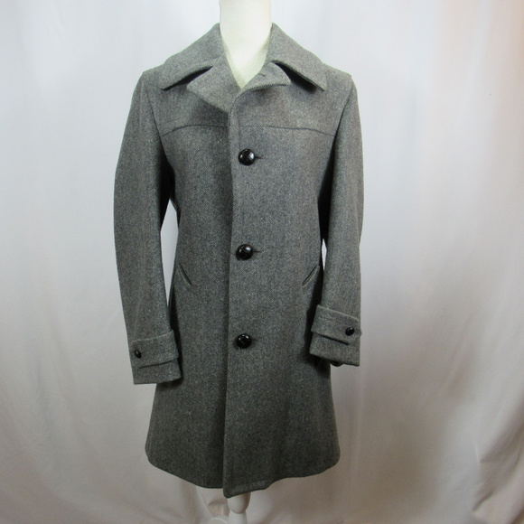 Pendleton Jackets & Blazers - Pendleton Gray Wool Button Front Coat Pea Coat